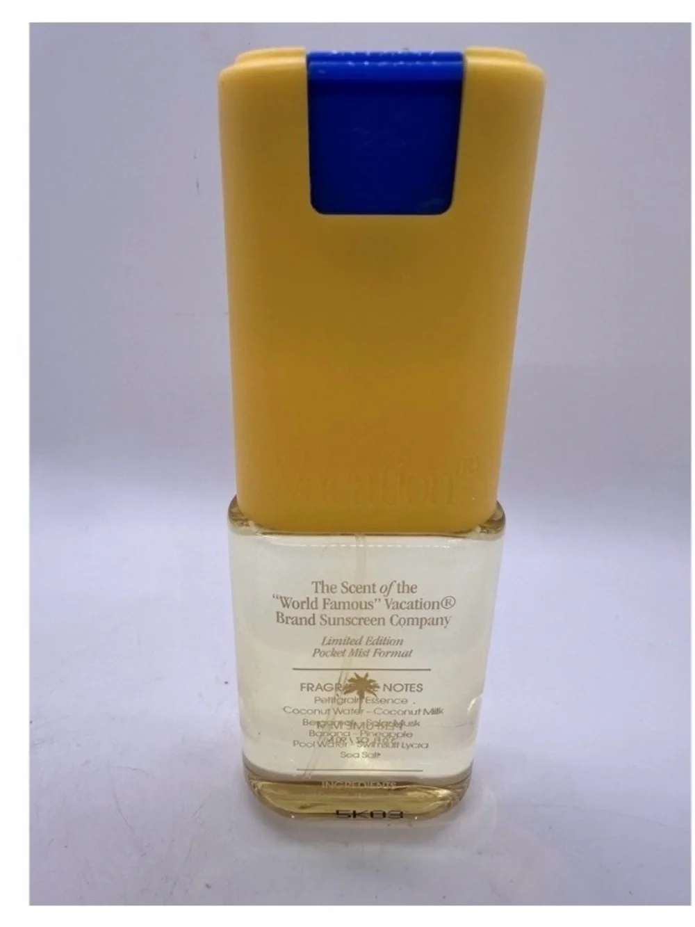 Vacation Body Mist Spray — Yellow and Blue Refreshing Scent